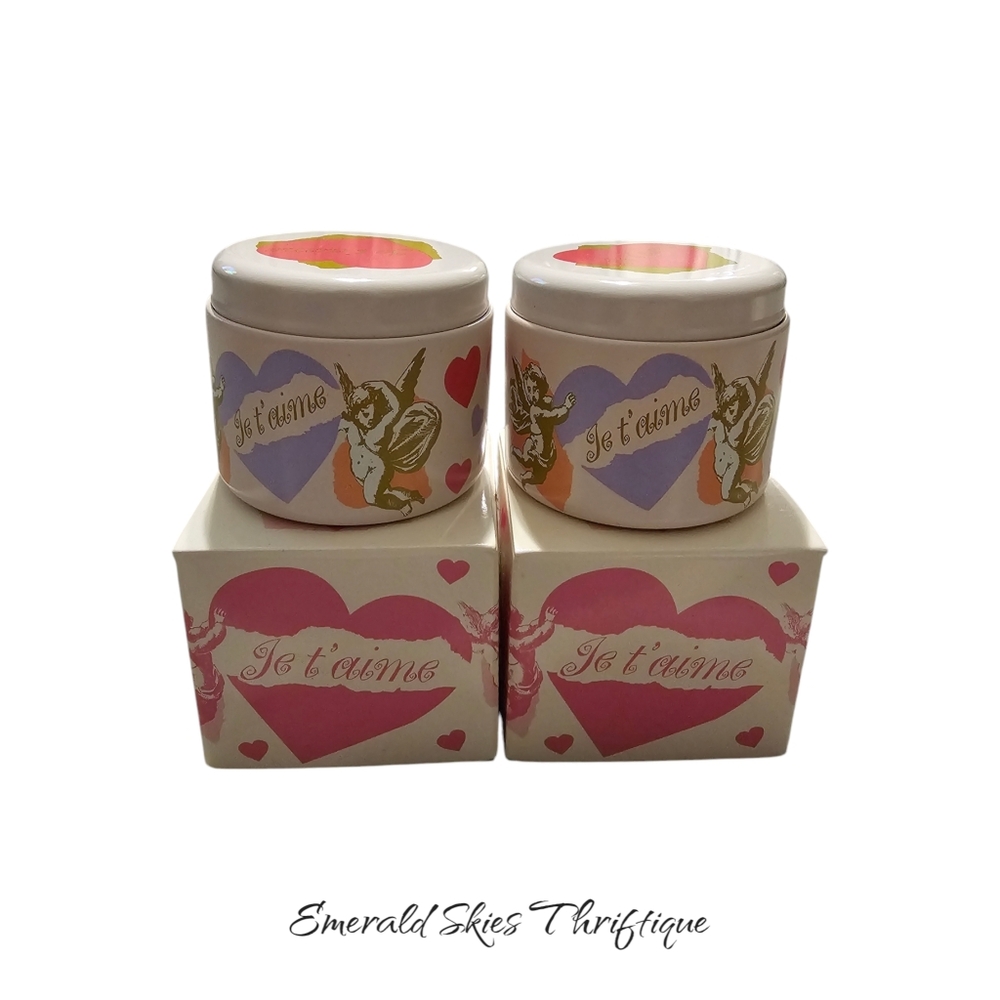 Je t'aime Avon Heart Candle Set